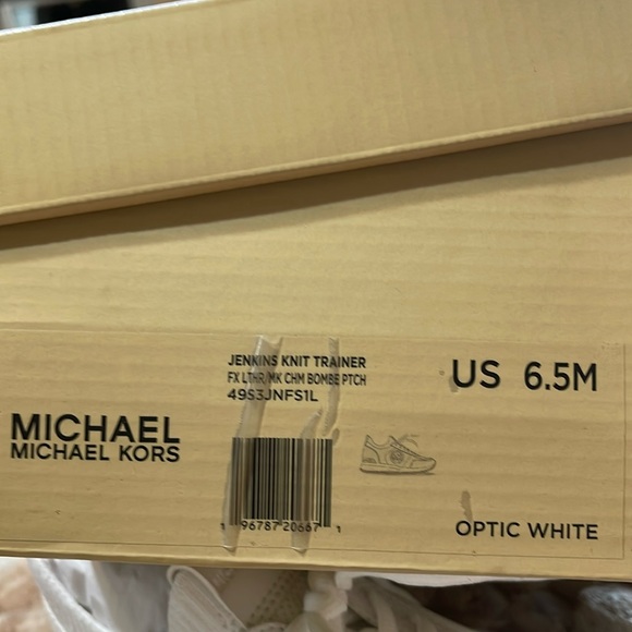 BNIB Michael Kors Jenkins Knit trainer shoes size US 6.5M - Picture 7 of 7